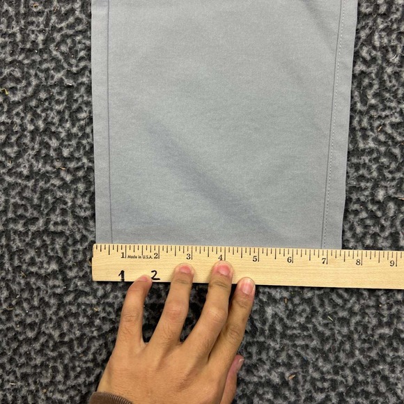 Peter Millar eb66 Pants Men 34x32 Gray Chino Classic Fit Outdoor Pocket - Picture 9 of 11